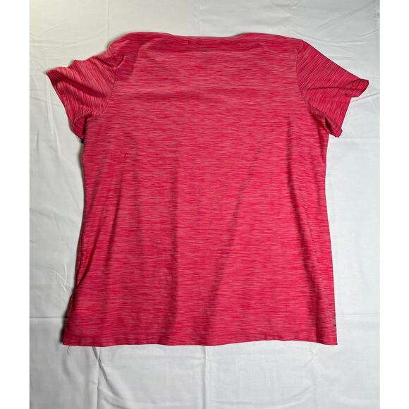 Adidas Women's V-neck Tee, Pink, Size XL, Fair Condition - Picture 7 of 7